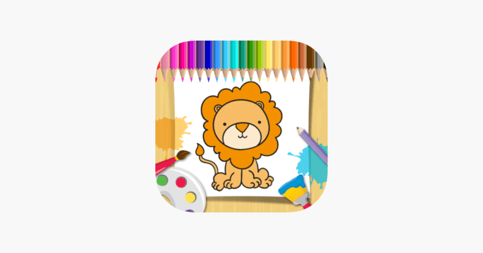 Animal coloring pages app