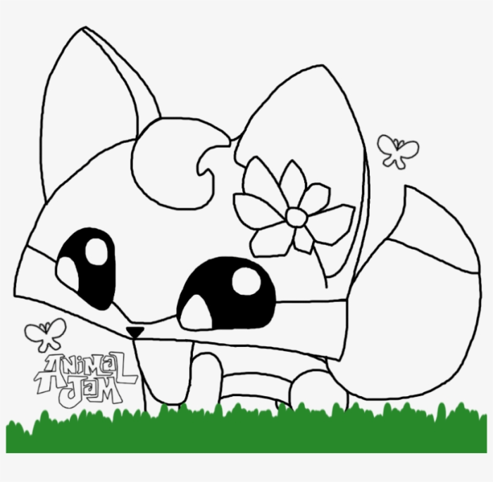 Animal jam coloring pages lynx