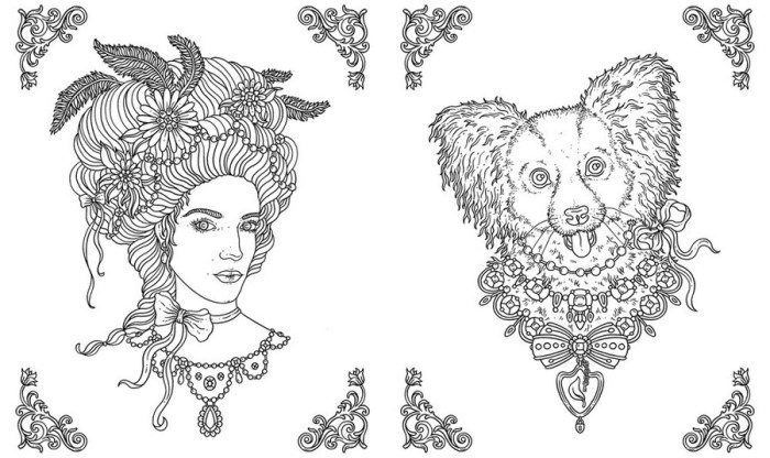 Spirit animals coloring book hanna karlzon