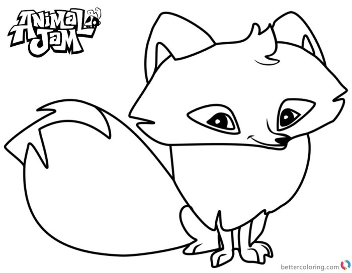 Jam animal coloring fox pages cute cartoon color drawing getcolorings printable coloringpages101 print pdf getdrawings popular