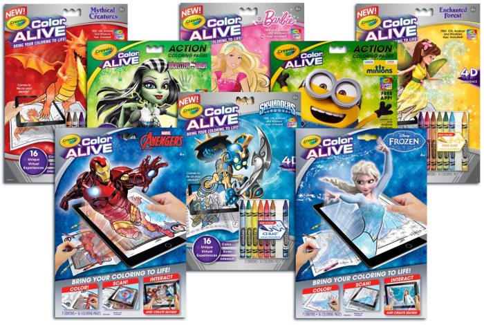 Crayola Color Alive! Easy Animation Coloring Pages Unleash Your Inner Artist