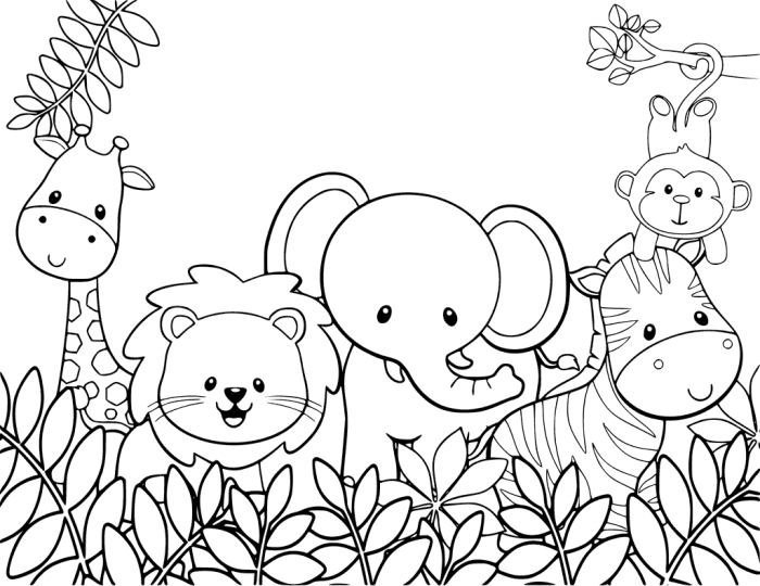 Animal coloring online free