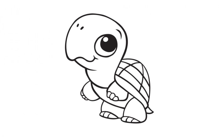 Cute baby animal coloring pages free