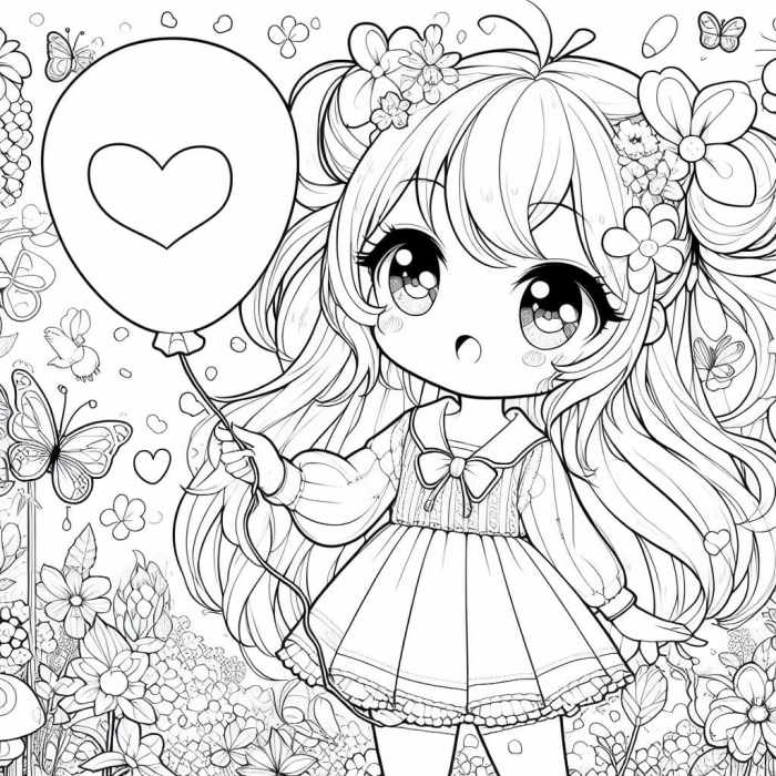 Cute Anime Coloring Pages Couple A Creative Guide