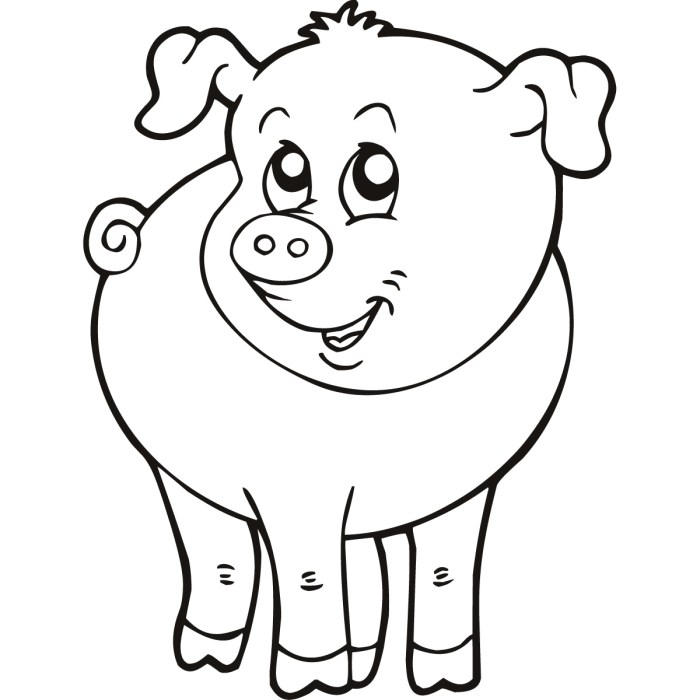 Animated farm animal coloring pages