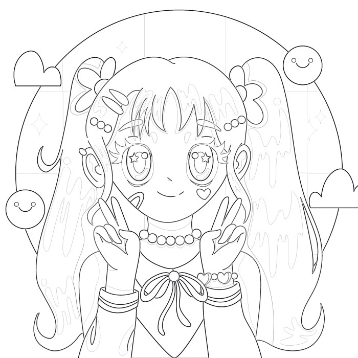 Anime Cute Coloring Pages A Creative Exploration