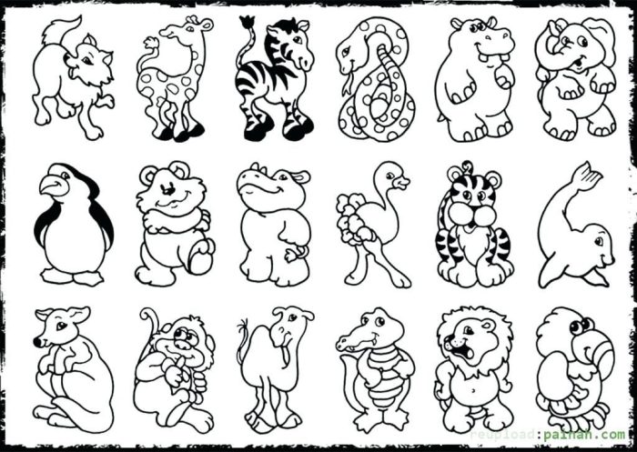 Animal Coloring Pages Free for Kids