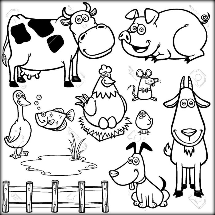 Animal coloring book pdf free