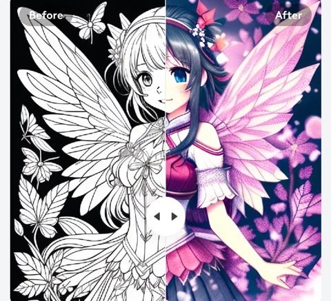 Fairy Anime Coloring Pages A Whimsical Journey