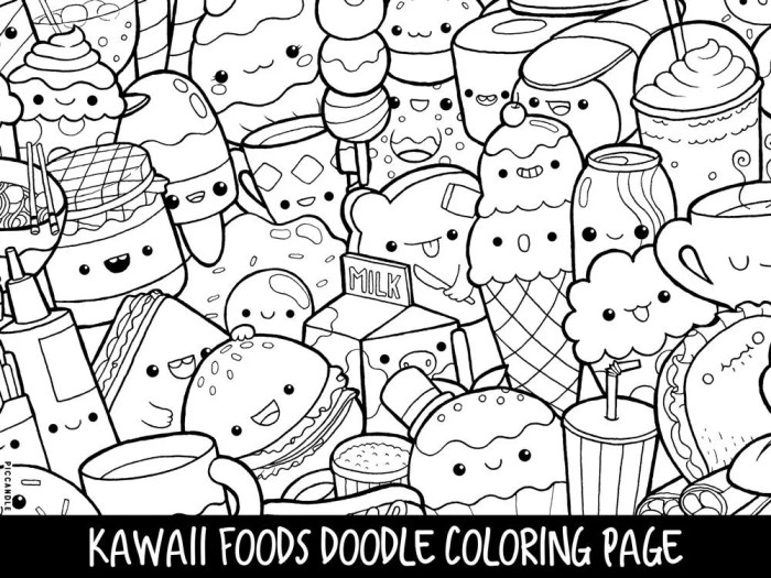 Animals as food coloring page