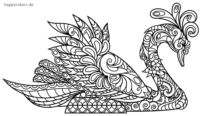 Animals mandala coloring pages