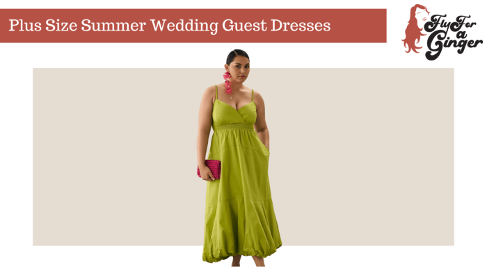 Plus size dresses for a summer wedding guest