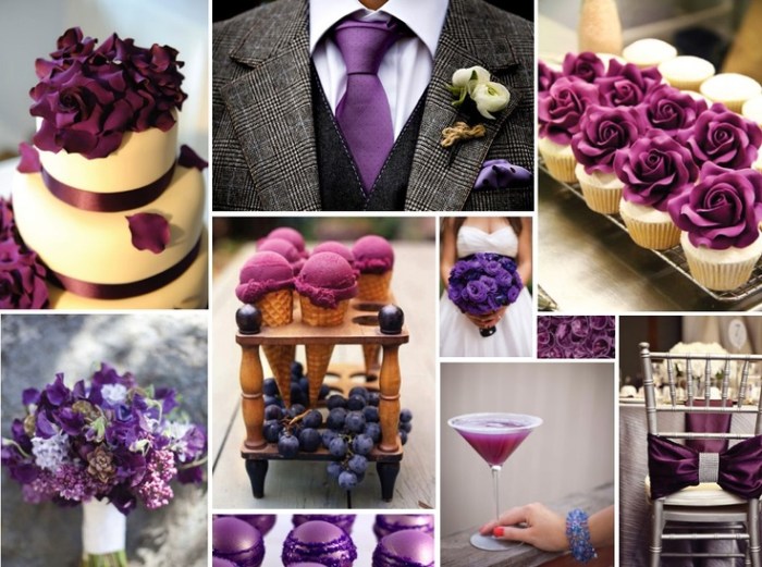 Plum dress for wedding