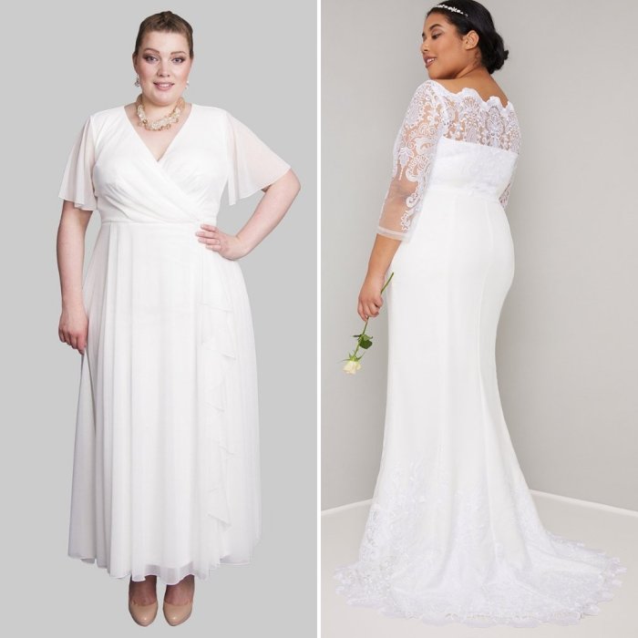 Plus size wedding dresses cheap