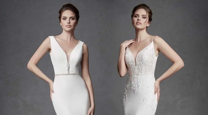 Plunge Neck Wedding Dresses A Guide