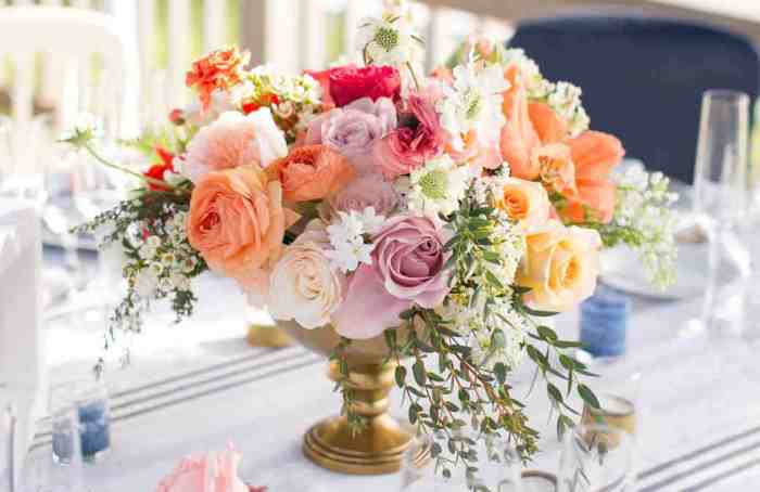 Floral print wedding dress