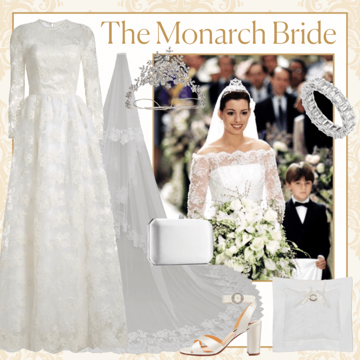 Princess diaries wedding dress