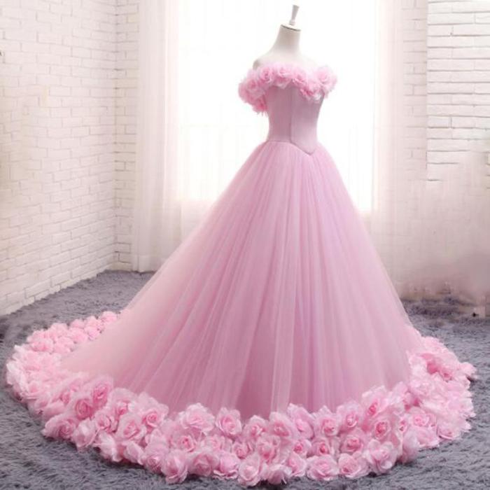 Pink dresses for wedding