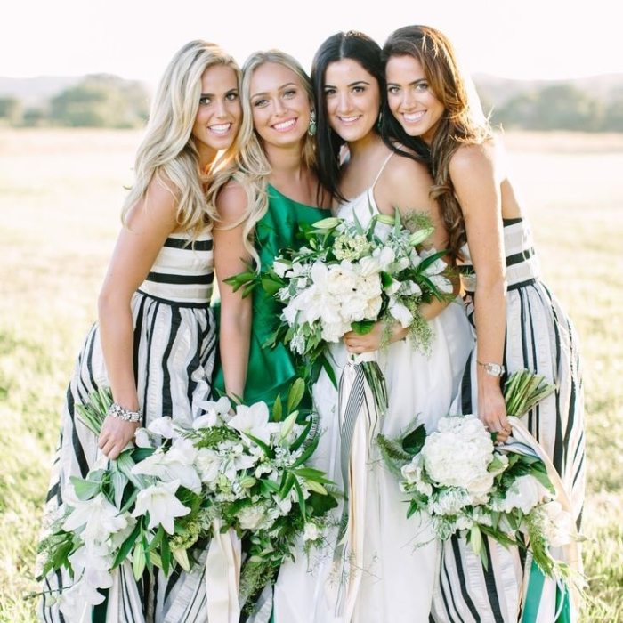 Emerald green wedding guest dress with sleeves